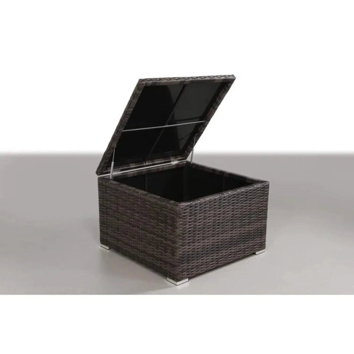 Luxurious Fully Assembled 6-Piece Wicker Patio Seating Group with Cushions in Espresso HDPE Wicker Default -DTYStore