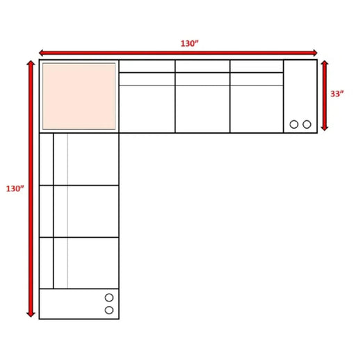 Luxurious Fully Assembled 6-Piece Wicker Patio Seating Group with Cushions in Espresso HDPE Wicker Default -DTYStore
