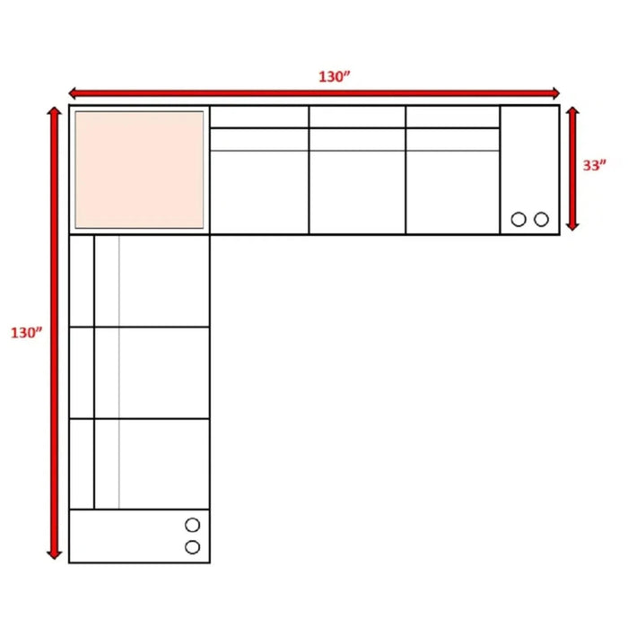 Luxurious Fully Assembled 6-Piece Wicker Patio Seating Group with Cushions in Espresso HDPE Wicker Default -DTYStore
