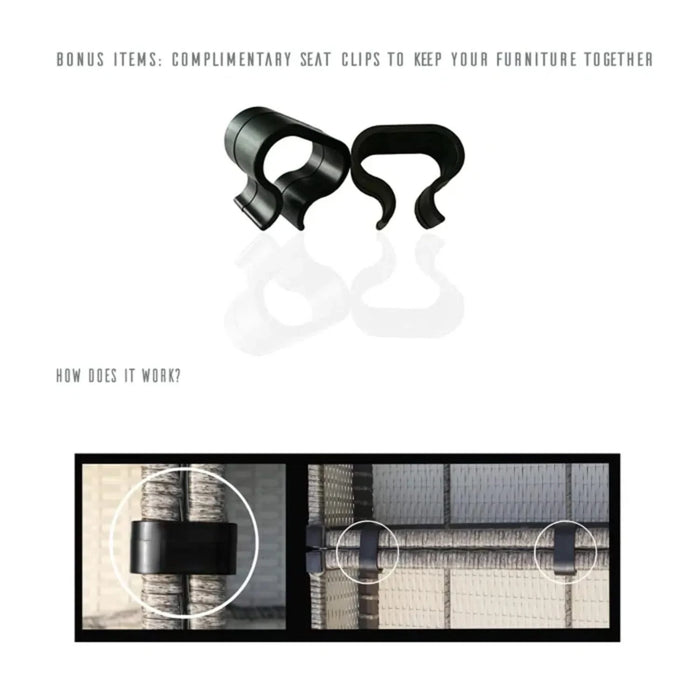 Luxury 12-Piece Sectional Seating Group with Cushions, Brown HDPE Wicker, Fully Assembled Default -DTYStore