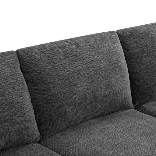 Luxury Modular U Shaped Sectional Sofa with Ottomans, Cloud Chenille, Deep Seat, No Assembly Required, 110*72' Default -DTYStore