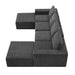 Luxury Modular U Shaped Sectional Sofa with Ottomans, Cloud Chenille, Deep Seat, No Assembly Required, 110*72' Default -DTYStore