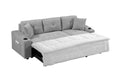 MEGA convertible corner sofa with armrest storage, living room and apartment sectional sofa, right chaise longue and grey Default -DTYStore