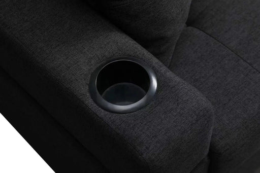 MEGA right sectional sofa with footrest, convertible corner sofa with armrest storage, living room and apartment sectional sofa, right chaise longue and grey Default -DTYStore