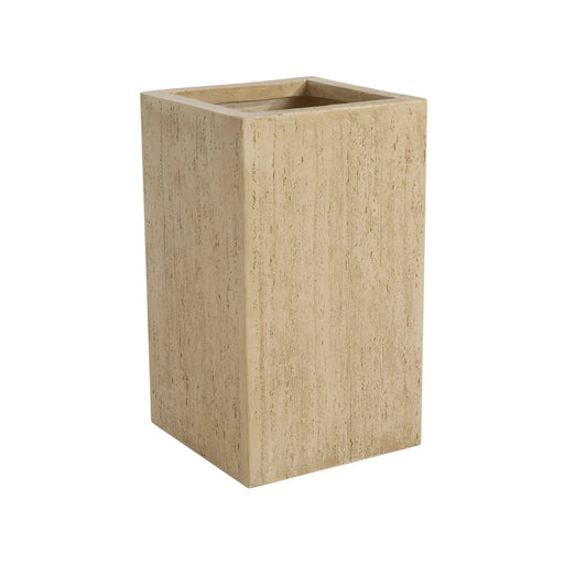 MGO Handmade Planter Box, Travertine Finish, 27''H Default -DTYStore