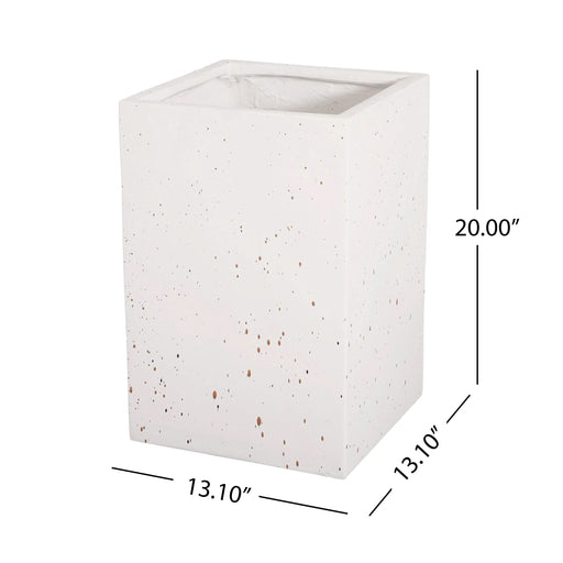 MGO Handmade Rectangle Planter Box, 20''H, White Default -DTYStore