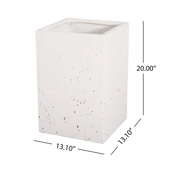 MGO Handmade Rectangle Planter Box, 20''H, White Default -DTYStore