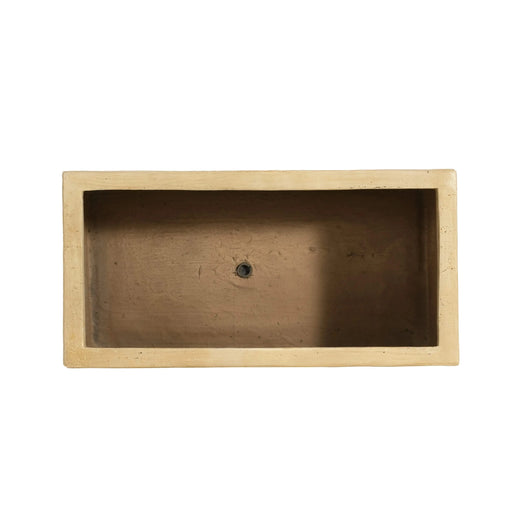 MGO Handmade Rectangle Planter Box, Antique Brown Default -DTYStore