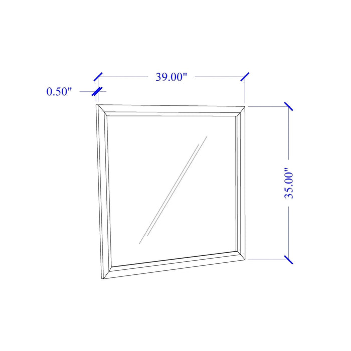 MIRAGE White 5-Piece Full Bedroom Set, Panel Style, Rubber Wood Construction Default -DTYStore