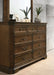 Maderne Traditional Wood Panel 5 pieces King Bed set with Dresser, Mirror, Nightstand and Chest - DTY Store