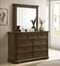 Maderne Traditional Wood Panel 5 pieces King Bed set with Dresser, Mirror, Nightstand and Chest - DTY Store