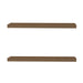 Mahogany Floating Shelf, Set of 2 Default -DTYStore