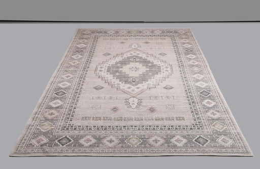 Malta Akira Natural, Blush, Gold, Black, Charcoal and Beige Cotton Blend Washable Area Rug Default -DTYStore