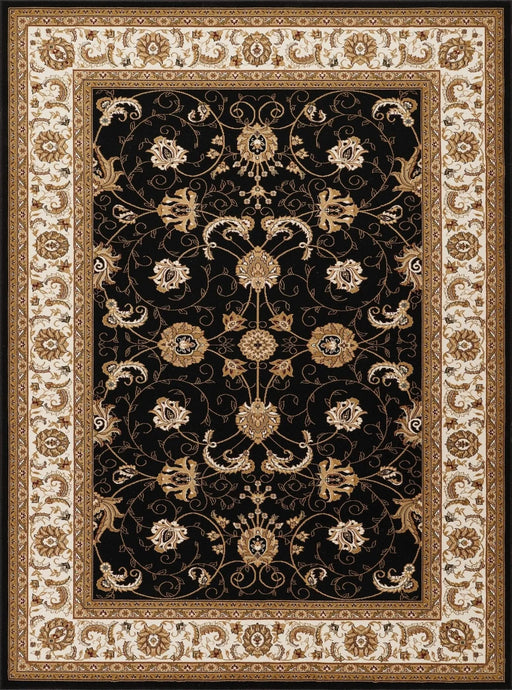 Manchester GC_HER5001 Black 5 ft. 3 in. x 7 ft. 3 in. Area Rug Default -DTYStore