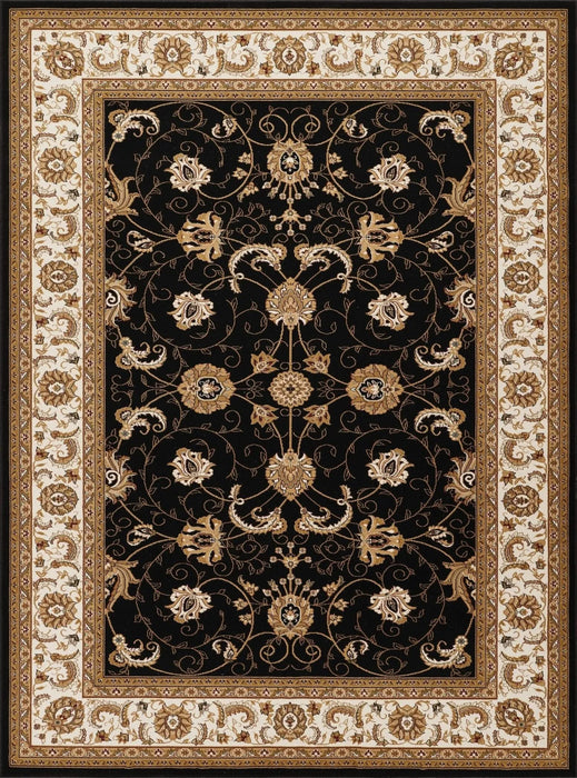 Manchester GC_HER5001 Black 5 ft. 3 in. x 7 ft. 3 in. Area Rug Default -DTYStore