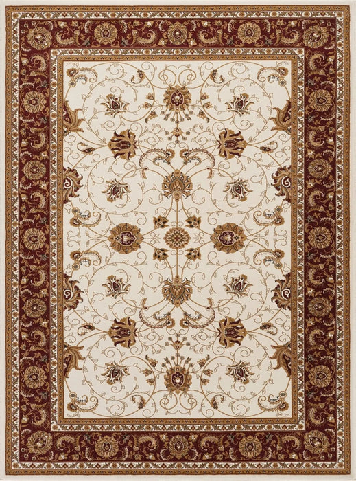 Manchester GC_HER5002 Ivory 5 ft. 3 in. x 7 ft. 3 in. Area Rug Default -DTYStore