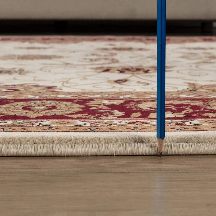 Manchester GC_HER5002 Ivory 9 ft. 2 in. x 12 ft. 6 in. Area Rug Default -DTYStore