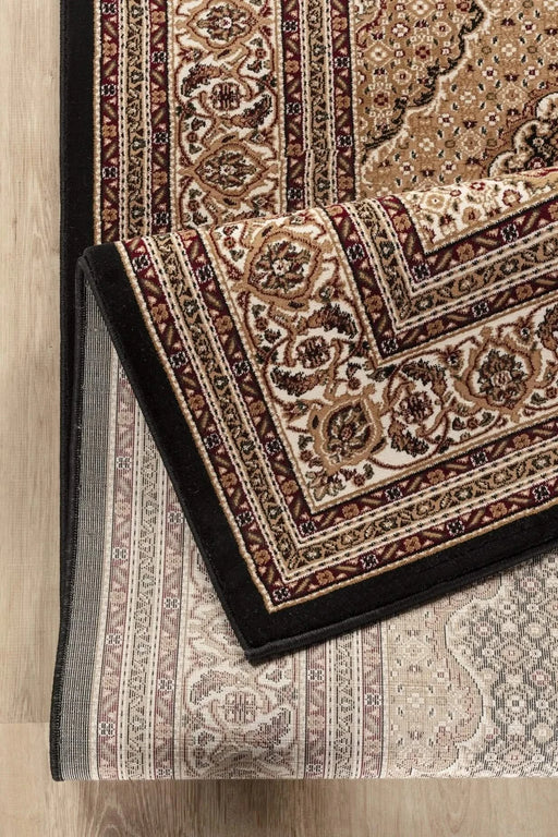 Manchester GC_HER5003 Black 9 ft. 2 in. x 12 ft. 6 in. Area Rug Default -DTYStore