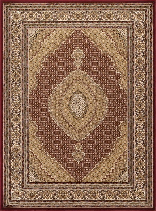 Manchester GC_HER5004 Red 5 ft. 3 in. x 7 ft. 3 in. Area Rug Default -DTYStore