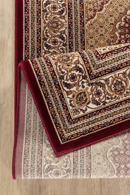 Manchester GC_HER5004 Red 7 ft. 10 in. x 10 ft. 6 in. Area Rug Default -DTYStore