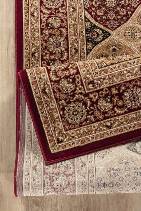 Manchester GC_HER5005 Red 7 ft. 10 in. x 10 ft. 6 in. Area Rug Default -DTYStore