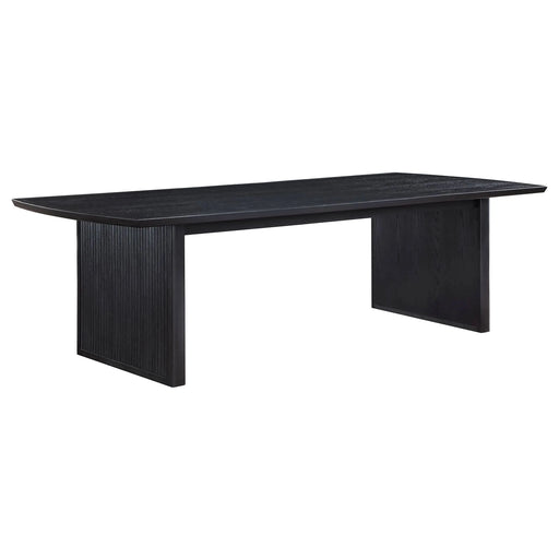 Mason Black with Removable Extension Leaf Dining Table Default -DTYStore