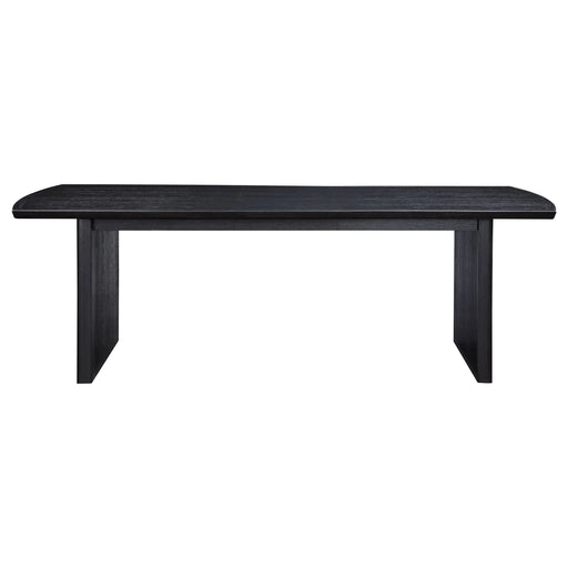 Mason Black with Removable Extension Leaf Dining Table Default -DTYStore