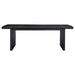 Mason Black with Removable Extension Leaf Dining Table Default -DTYStore