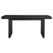 Mason Black with Removable Extension Leaf Dining Table Default -DTYStore