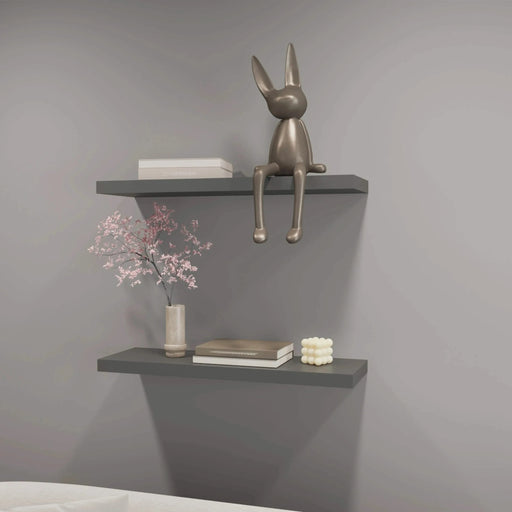 Matt Grey Floating Shelf Default -DTYStore