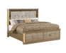 Medusa Queen 4PC Bedroom set Made with Wood in Gold (NJ Inventory) Default -DTYStore