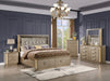 Medusa Queen 5PC Bedroom set Made with Wood in Gold (NJ Inventory) Default -DTYStore
