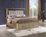 Medusa Queen 5PC Bedroom set Made with Wood in Gold (NJ Inventory) Default -DTYStore