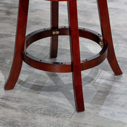 Meeker X Back Premium Fabric Swivel Stool, 30” Bar Stool or 24" Counter Stool -DTYStore