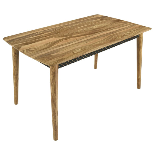Memmel Natural Sheesham and Black Counter Height Table Default -DTYStore