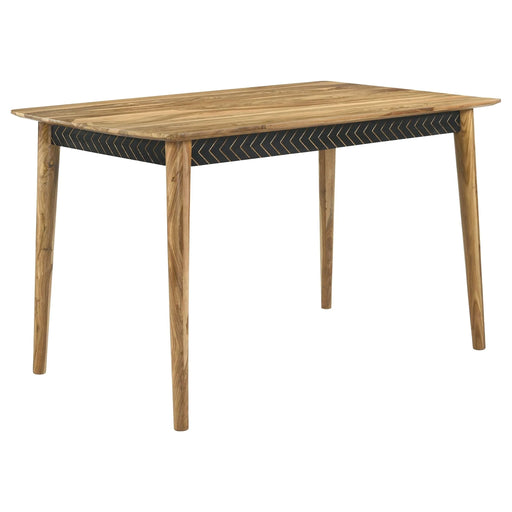 Memmel Natural Sheesham and Black Counter Height Table Default -DTYStore