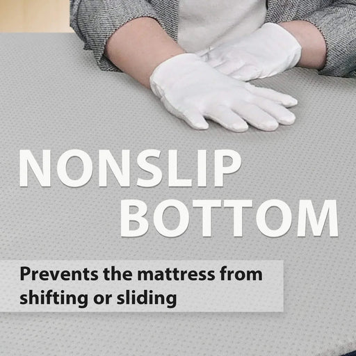 Memory Foam Infused Futon Mattress Full XL – Washable Removable Cover, Heavy-Duty Zipper, Thick Foldable Sofa Bed Cushion for Guest Room, Apartment, Dorm (Frame NOT Included) Default -DTYStore