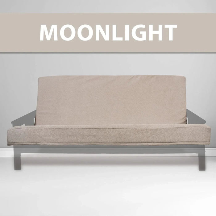 Memory Foam Infused Futon Mattress Full XL – Washable Removable Cover, Heavy-Duty Zipper, Thick Foldable Sofa Bed Cushion for Guest Room, Apartment, Dorm (Frame NOT Included) Default -DTYStore