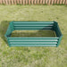 Metal Raised Garden Bed, Rectangle Raised Planter 4×2×1ft for Flowers Plants, Vegetables Herb Veezyo Green Default -DTYStore