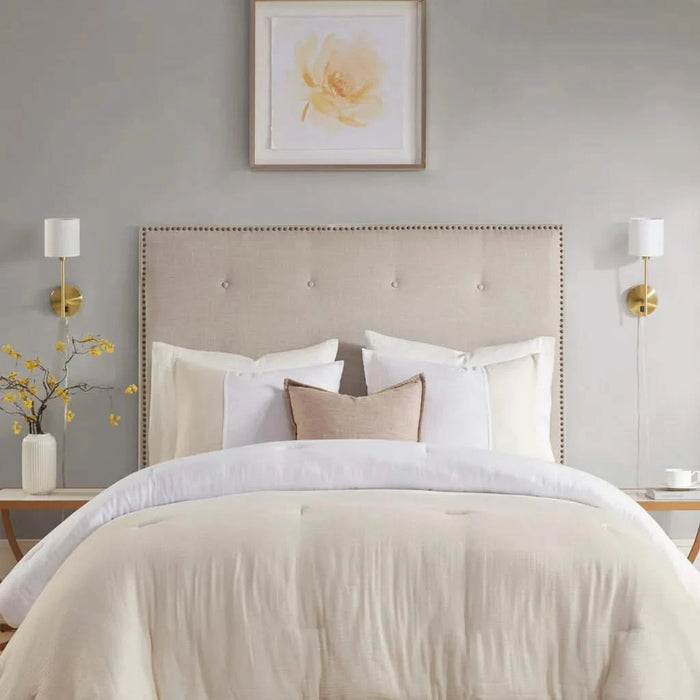 Metal Wall Sconce with Cylinder Shade, Set of 2 Default -DTYStore