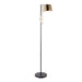 Metric Industrial Floor Lamp in Black and Antique Brass by LumiSource Default -DTYStore