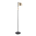 Metric Industrial Floor Lamp in Black and Antique Brass by LumiSource Default -DTYStore