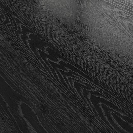 Mid-Century Modern 5-Piece Dining Set, Rubberwood Frame, One Table and 4 Upholstered Chairs, Black +Light Gray Default -DTYStore