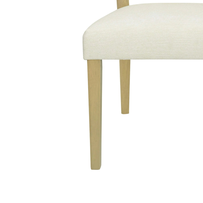 Mid-Century Rattan Dining Chair Without Arms Set of 2 Default -DTYStore