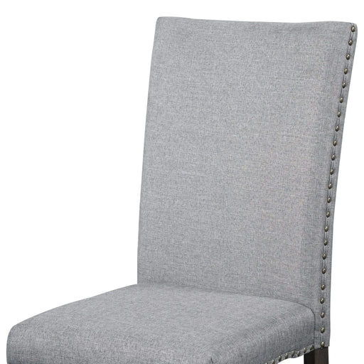 Mid-Century Solid Wood 7-Piece Dining Table Set Extendable Kitchen Table Set with Upholstered Chairs and 12' Leaf for 6, Golden Brown+Gray Cushion(Old SKU: SP000015AAD) Default -DTYStore