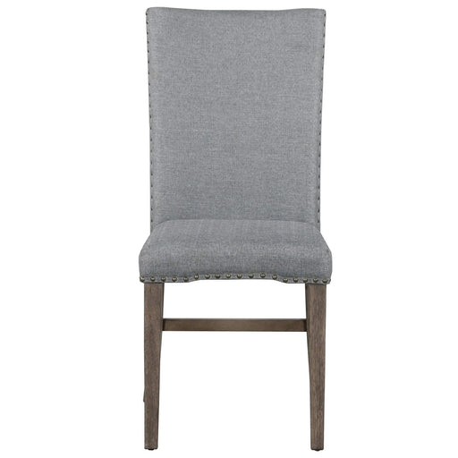 Mid-Century Solid Wood 7-Piece Dining Table Set Extendable Kitchen Table Set with Upholstered Chairs and 12' Leaf for 6, Golden Brown+Gray Cushion(Old SKU: SP000015AAD) Default -DTYStore