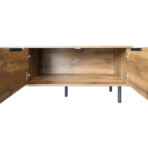 Mid Century TV Stand with 2 Drawers, Media Console Table for TVs up to 85'', Entertainment Center with Storage for Living room, Bedroom, Home Theatre- DTY Store