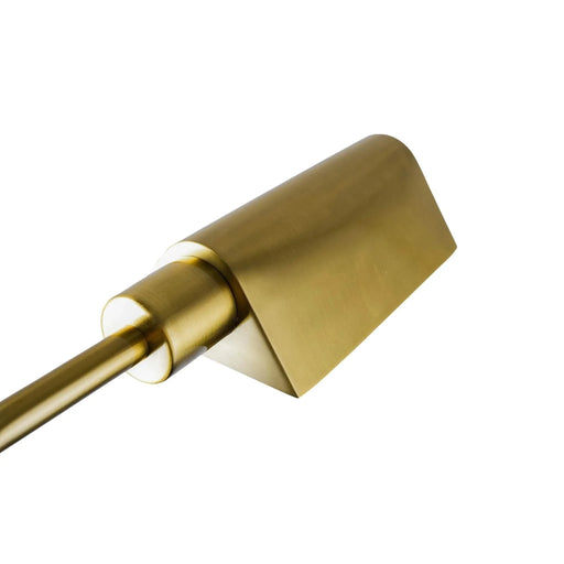 Minimalist Floor Lamp, Slim Standing Light with Neutral Shade for Contemporary Living Room & Bedroom Ambience 110~120V Elara Floor Lamp Gold outer and White inner Default -DTYStore