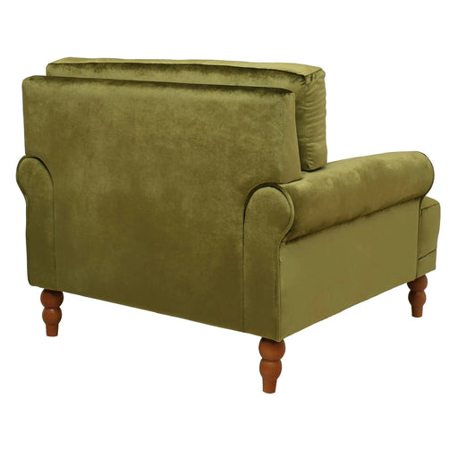 Mirod Elegant Circular Armrests, Ergonomic Lumbar Support, Vintage Roman Column Legs, Luxurious Large Size, Enhances Living Room Aesthetics, for Living room,Bedroom and study Default -DTYStore