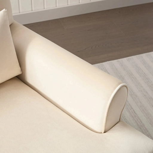 Mirod Elegant Circular Armrests, Ergonomic Lumbar Support, Vintage Roman Column Legs, Luxurious Large Size, Enhances Living Room Aesthetics, for Living room,Bedroom and study Default -DTYStore